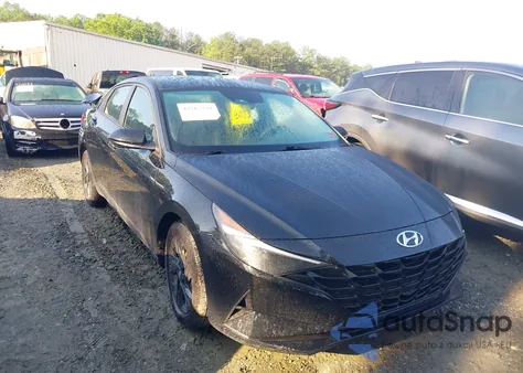 2023 Hyundai Elantra Hybrid Blue z USA, uszkodzony, nr VIN KMHLM4AJ8PU073972